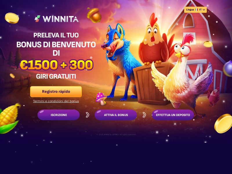 Scopri il Mondo del Winnita Casino Divertimento e Vincite Aportate